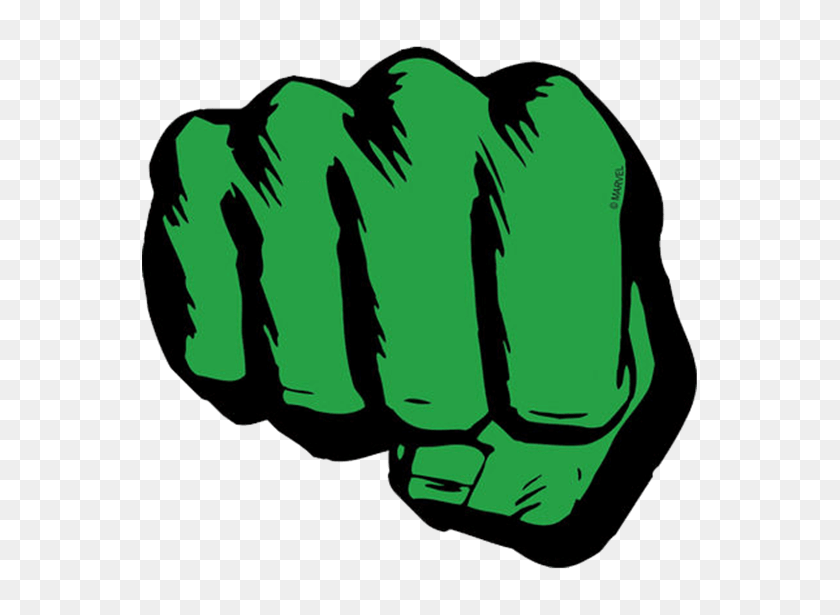 555x555 Hulk Fist Magnet - Hulk Fist Clipart