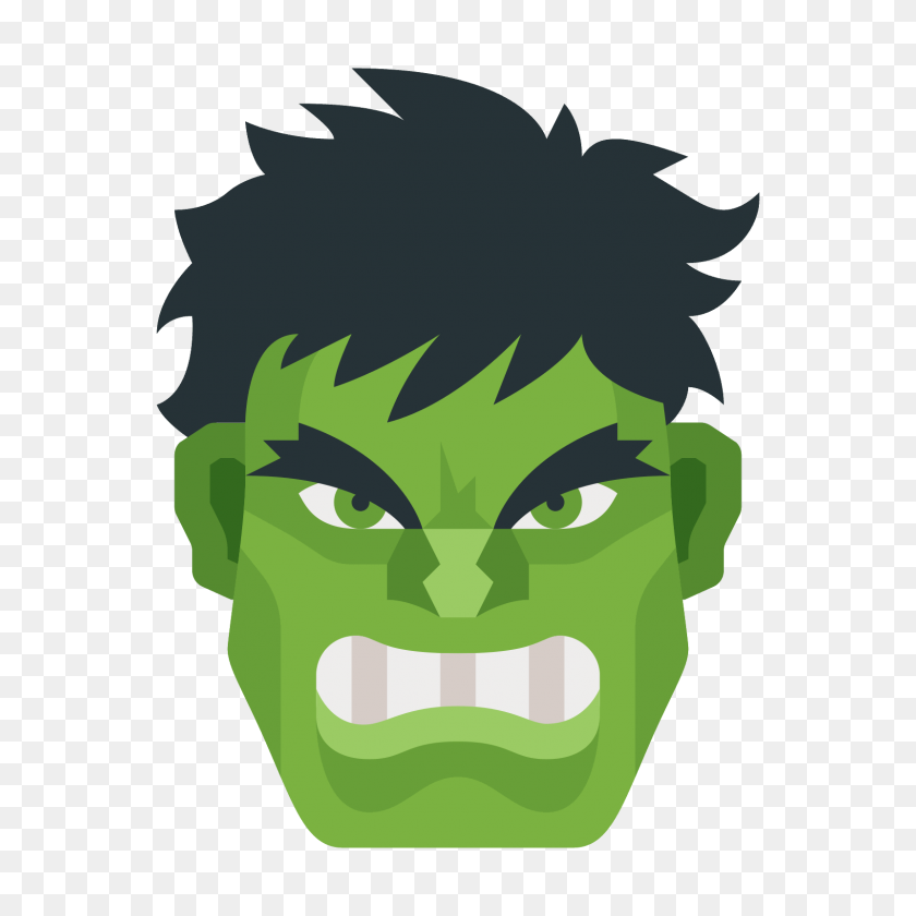 1600x1600 Hulk Icon Emoji Face Png - Cara Png