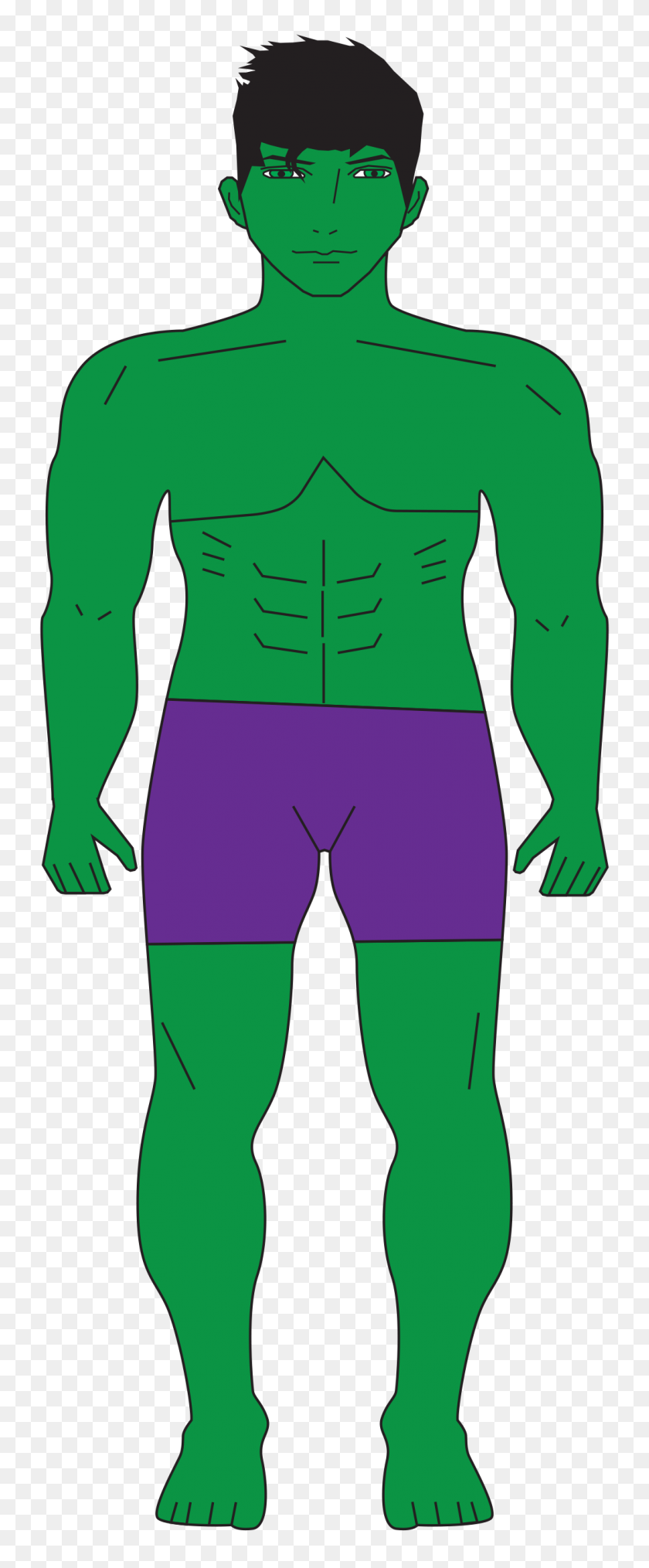1077x2719 Hulk De Los Cómics De Marvel - Hulk Png