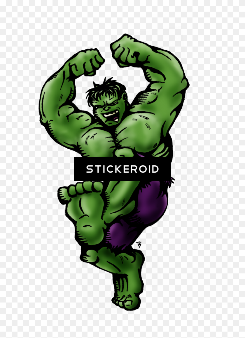 846x1196 Hulk Png Hd - Incredible Hulk Clipart