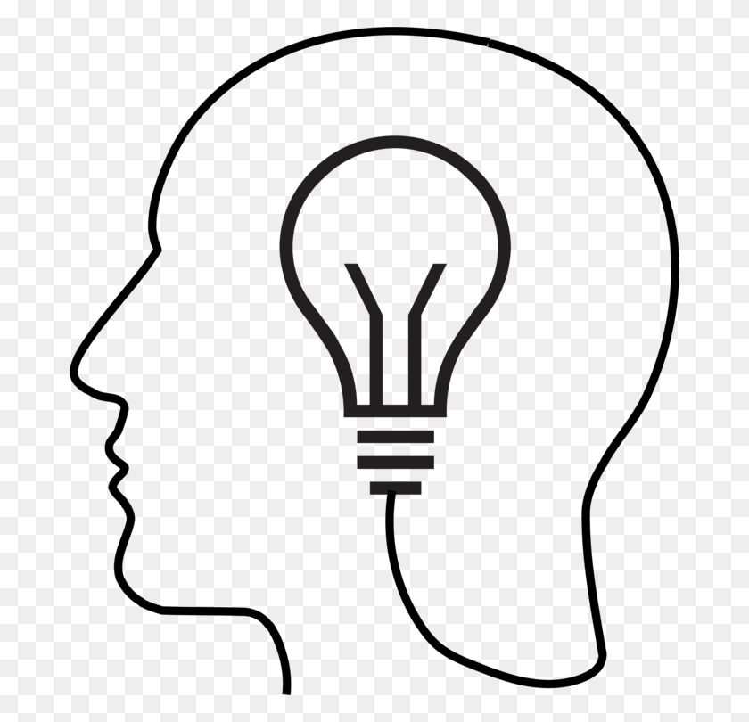 684x750 Human Brain Electric Light Incandescent Light Bulb - Mind Clipart