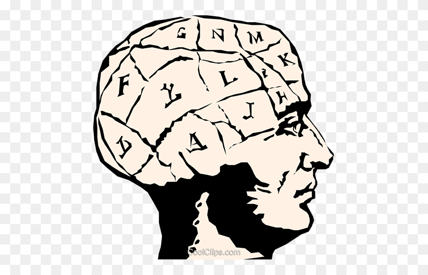 473x480 Cerebro Humano Royalty Free Vector Clipart Illustration - Free Brain Clipart