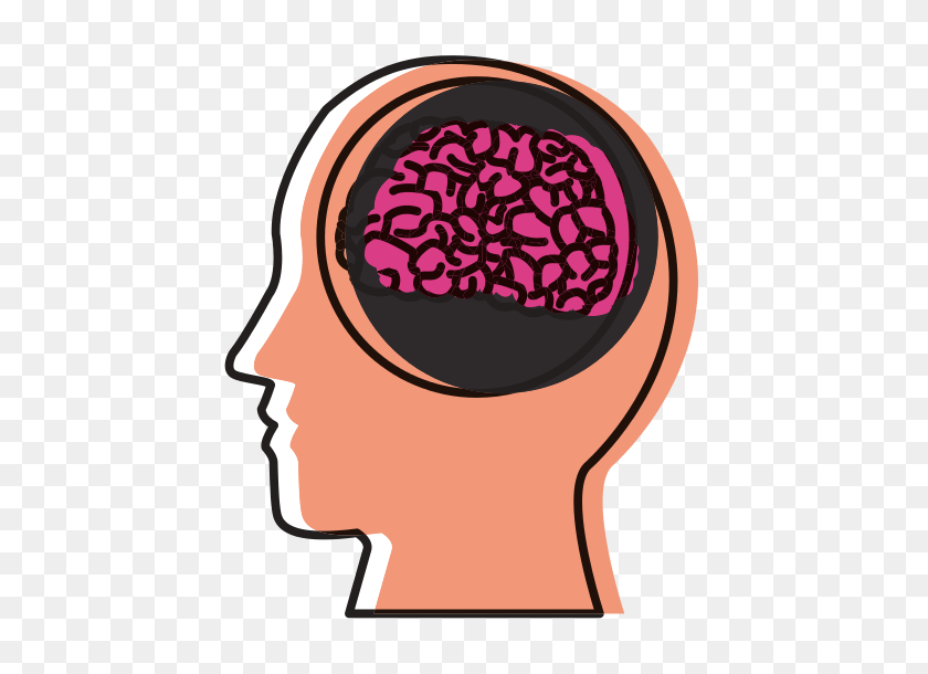 550x550 Силуэт Человеческого Мозга - Человеческий Мозг Png