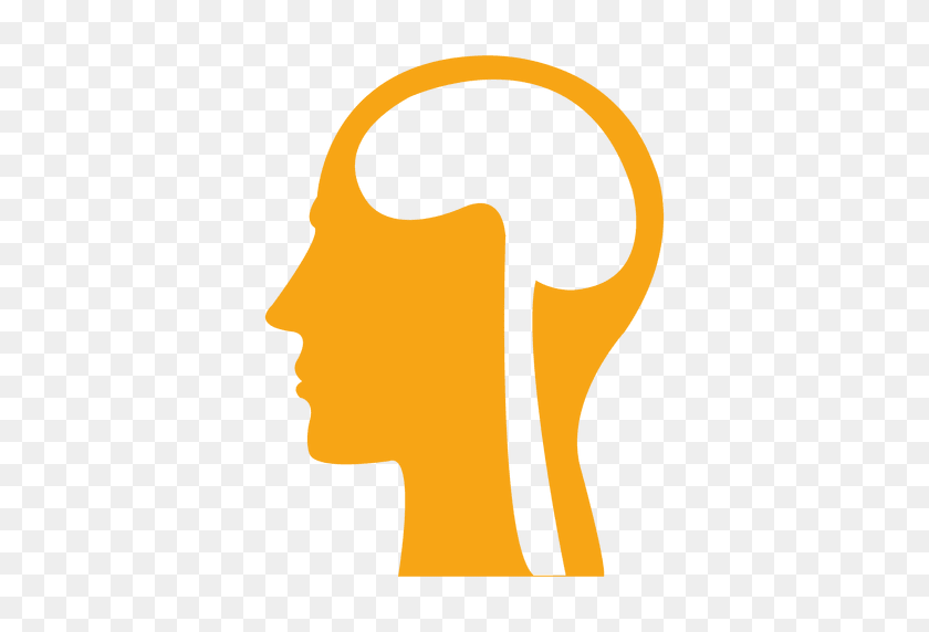 512x512 Знак Человеческого Мозга Череп - Человеческий Мозг Png