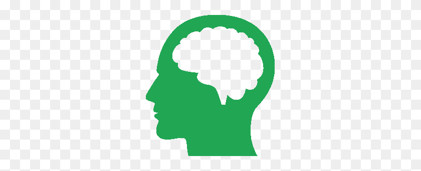 257x283 Human, Bran, Green - Human Brain PNG