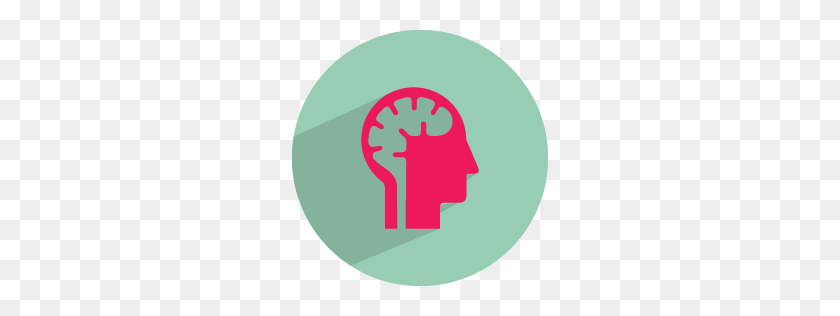 256x256 Human Bran Medical Health Iconset Graphicloads - Brain Icon PNG