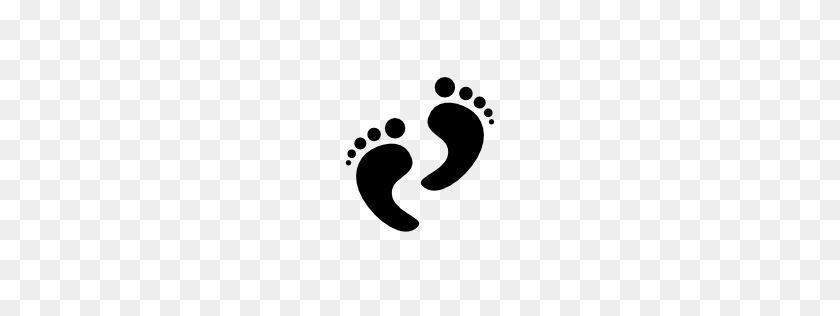 256x256 Human Feet Footprints Pngicoicns Free Icon Download - Footprints PNG
