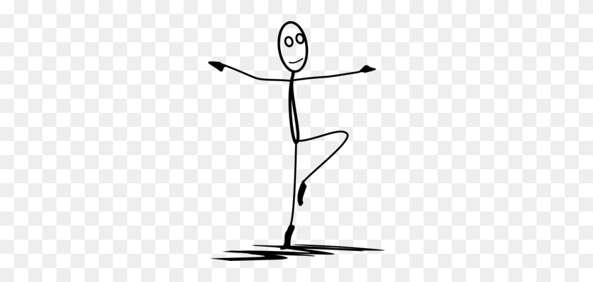 250x340 Human Figure Figure Drawing Stick Figure - Happy Dance Clipart