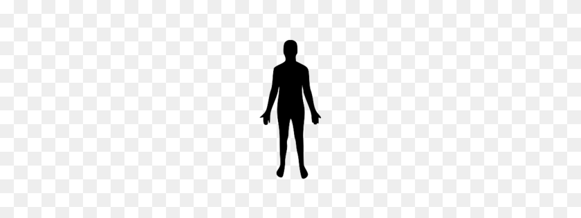 256x256 Human Figure Silhouette Png - Human Figure PNG