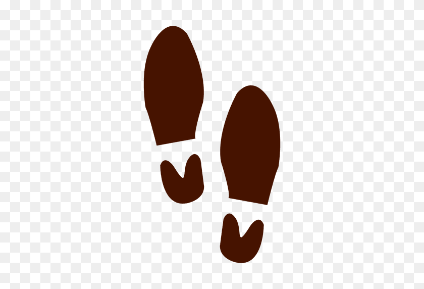 512x512 Human Shoes Footprints - Footprints PNG