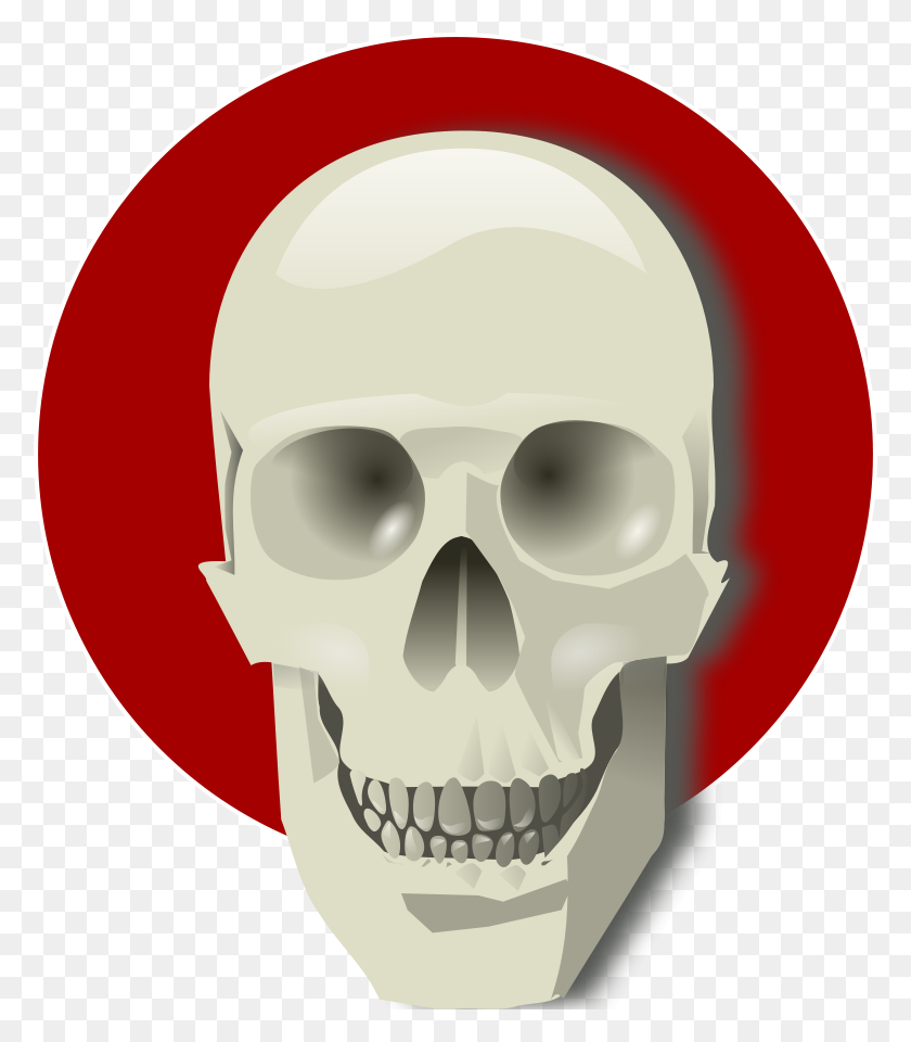 778x900 Human Skull Clipart Vector Clip Art Online Royalty Free Design - Human Skull Clipart