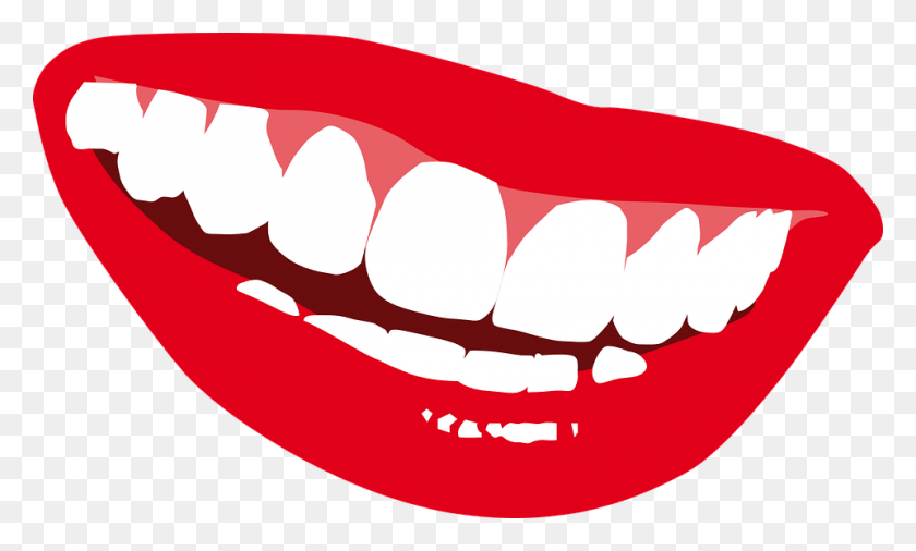 960x549 Человеческий Зуб Улыбка Рот Картинки - Большая Улыбка Клипарт