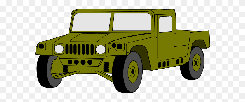 600x291 Hummer Clip Art - Off Road Clipart