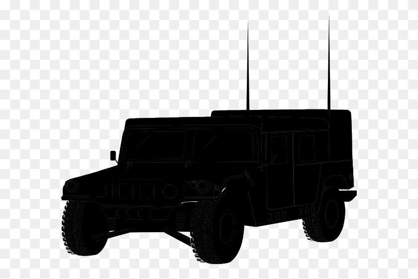 594x501 Hummer Clip Art Free Vector - Humvee Clipart