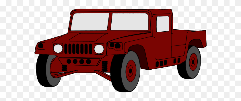 600x291 Hummers Clipart - Jeep Clipart