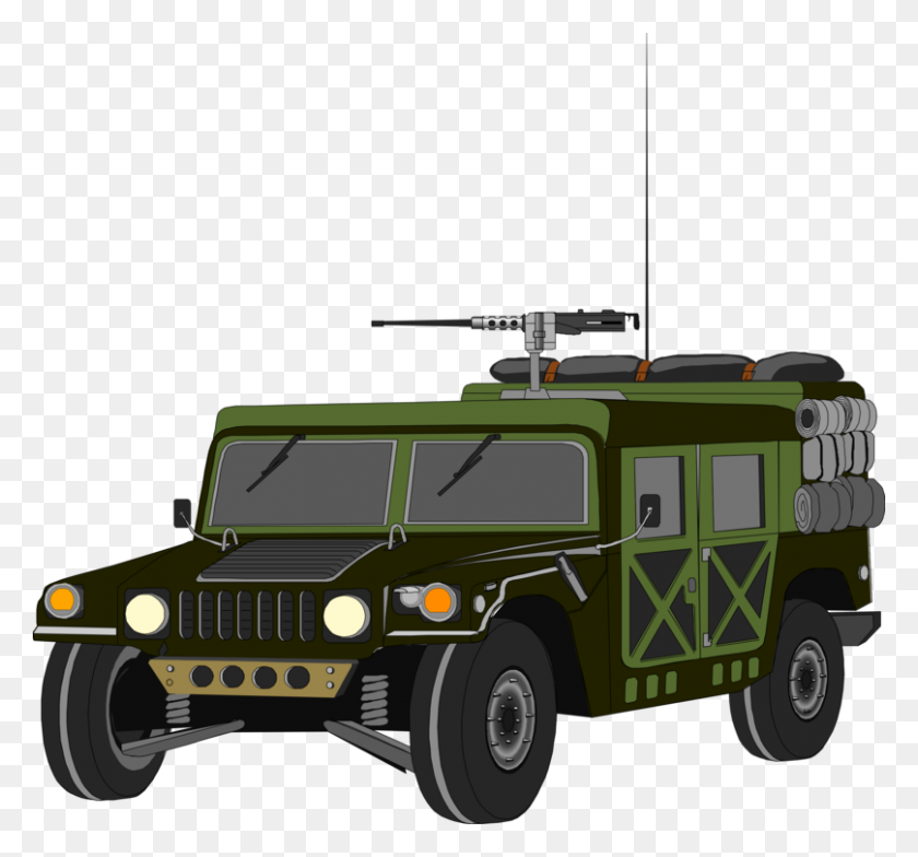 808x750 Humvee Hummer Hummer Sut Car - Humvee Clipart