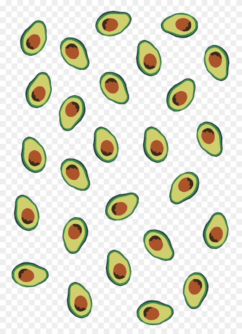 1240x1748 Hungry Zipper Avocado Transparent Pattern - Aguacate PNG