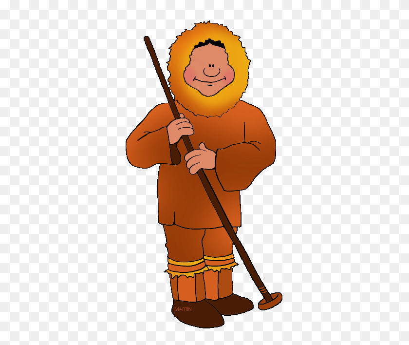 339x648 Hunting Clipart Native Person - Elbow Clipart