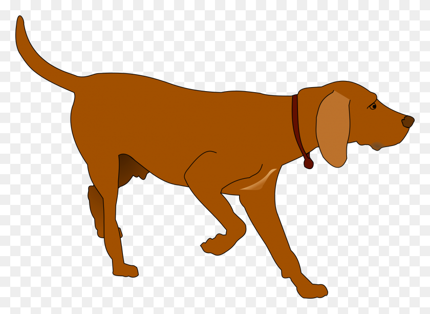 2258x1603 Hunting Dog Vector Clipart Image - Pet PNG