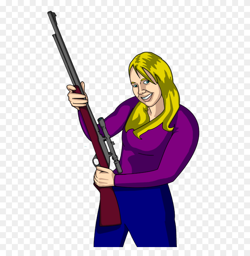 540x800 Hunting Rifle Clipart - Rifle Clipart