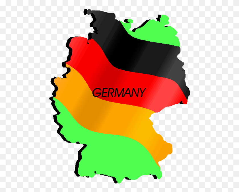 500x614 Huntington's Disease Youth Organization - German Flag Clipart