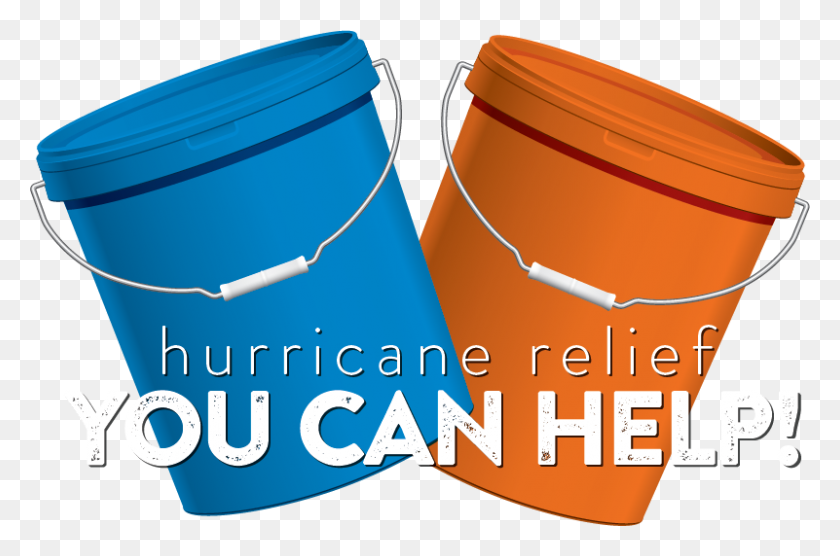 801x510 Hurricane Harvey Relief Buckets - Hurricane Harvey Clipart