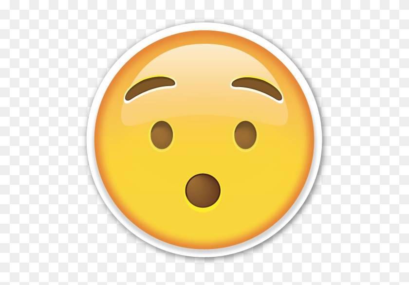 531x526 Hushed Face Emojis Emoji Stickers, Emoji And Emoticon - Emoji Poop Clipart