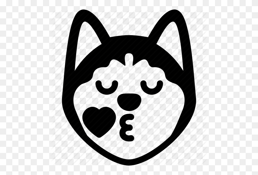 512x512 Husky Clipart Emoji - Husky Clipart