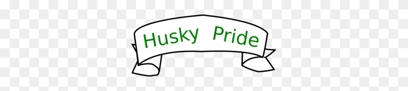 297x129 Husky Green Clip Art - Husky Clipart