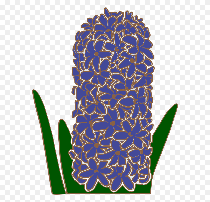 582x750 Hyacinth Computer Icons Flowering Plant Plants Download Free - Hyacinth Clipart