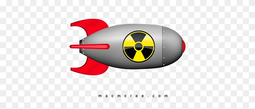 400x302 Hydrogen Bomb Cartoon - Nuclear Bomb PNG