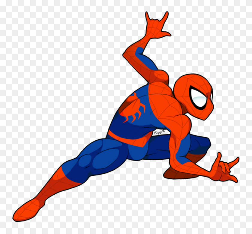 931x859 I Always Liked Spider Man's Fighting Stance In The Marvel Vs - Spiderman Clipart PNG
