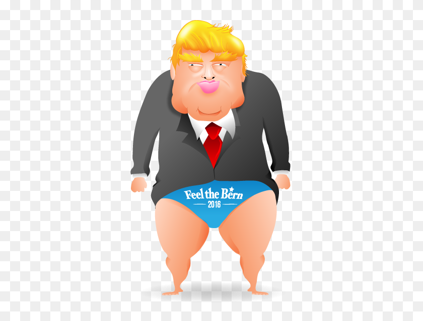 336x579 Creé Algunos Emojis De Donald Trump - Trump Clipart