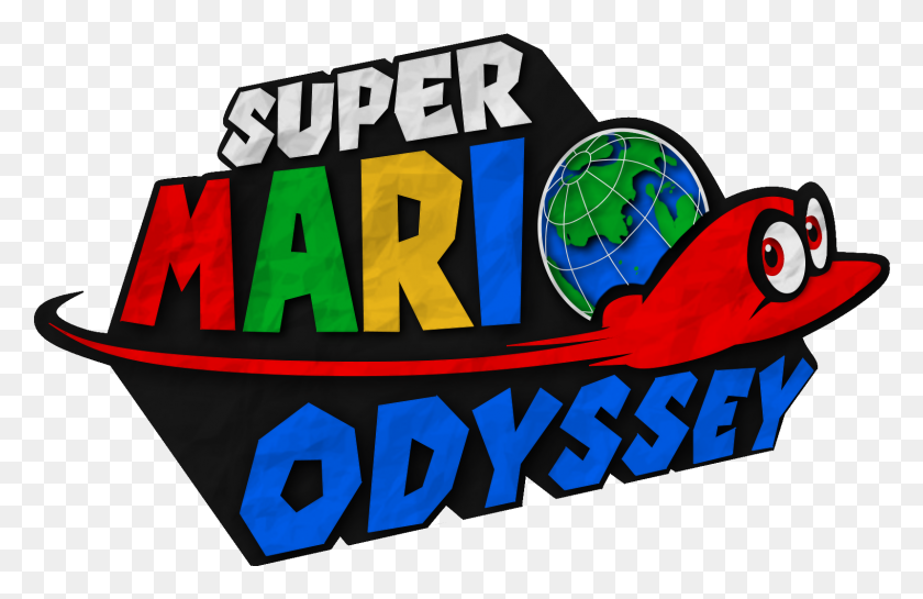 1600x996 I Felt Like Making A Paper Y Version Of The Odyssey Logo - Super Mario Odyssey Logo PNG