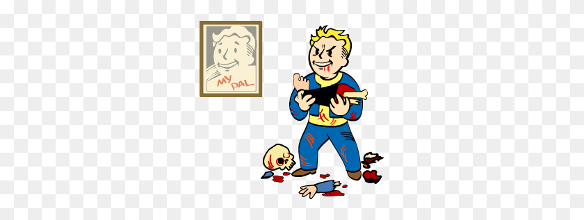 265x257 I Have Gone Full Cannibal, Don't Judge Me, I Need Help - Pip Boy PNG