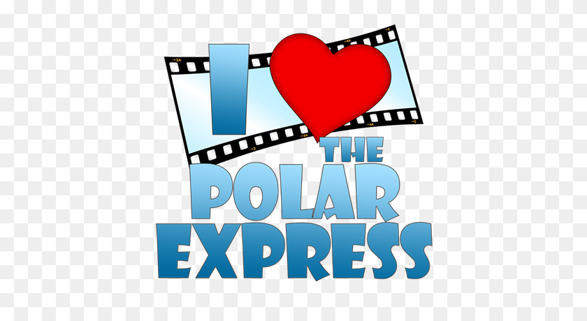 400x400 I Heart The Polar Express - Polar Express Clip Art