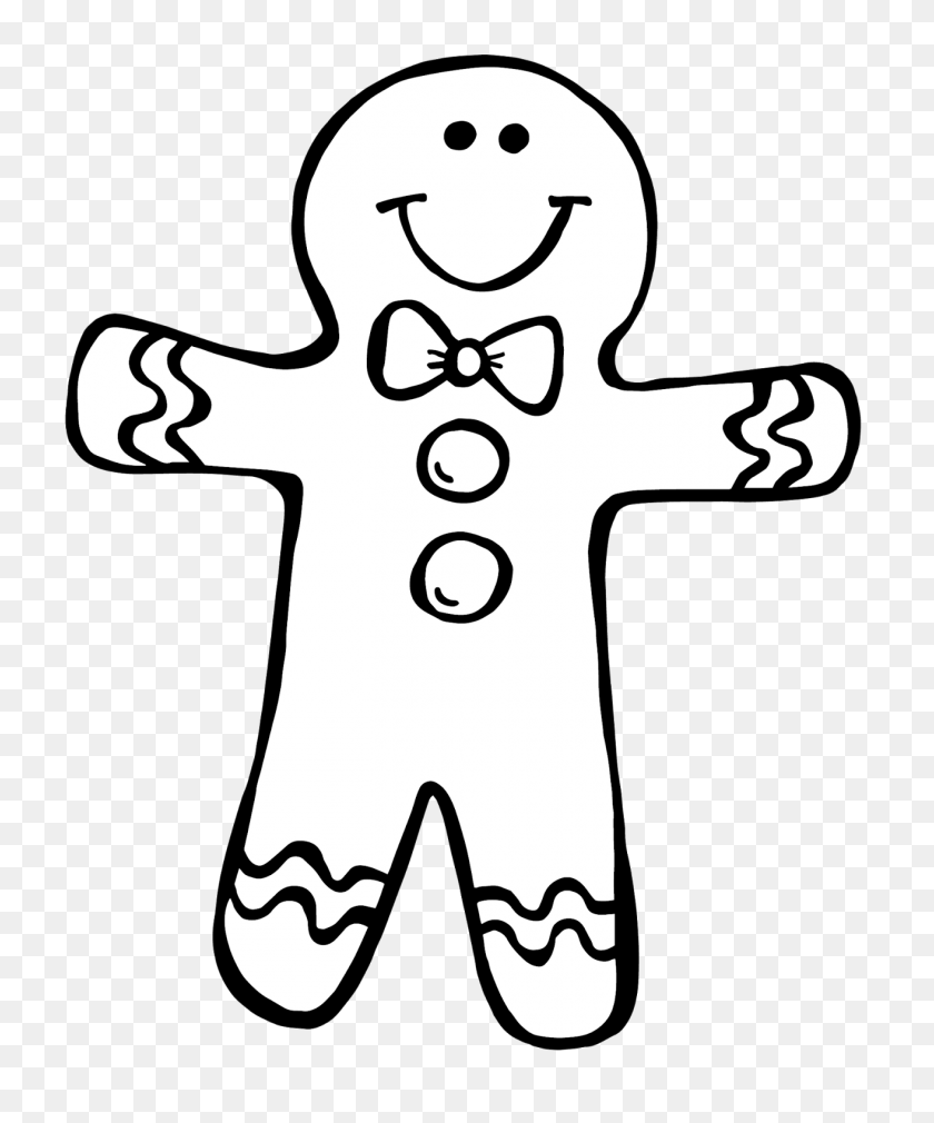 1313x1600 I Just Finished My Cute Christmas Clipart! Yay Me! I'll Be Putting - Gingerbread Boy Clipart