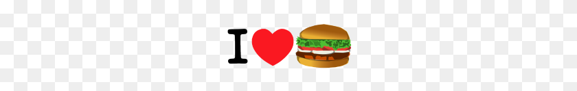 190x73 I Love Burgers - Burgers PNG