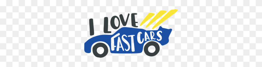 300x157 I Love Fast Car Logo Vector - Fast Car PNG
