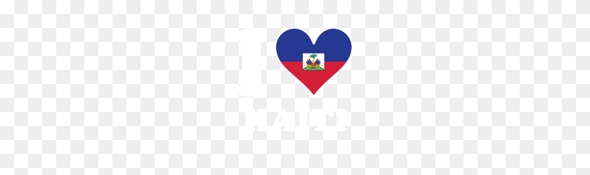 190x190 I Love Haiti Haitian Flag Heart - Haiti Flag PNG
