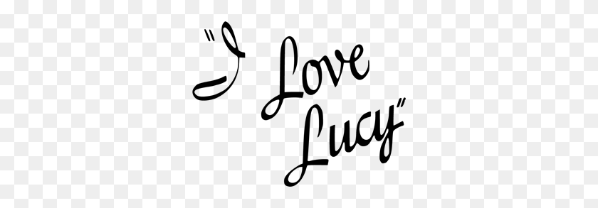 300x233 I Love Lucy Title Screen Logo Vector - I Love Lucy Clip Art