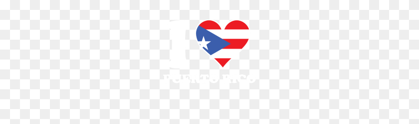 190x190 I Love Puerto Rico Puerto Rican Flag Heart - Puerto Rican Flag PNG