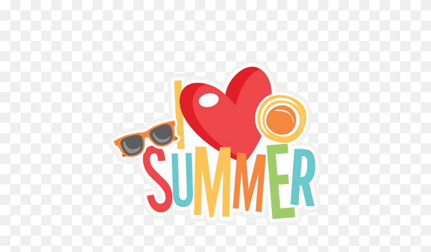 432x432 I Love Summer Title Scrapbook Cute Clipart - Summer PNG