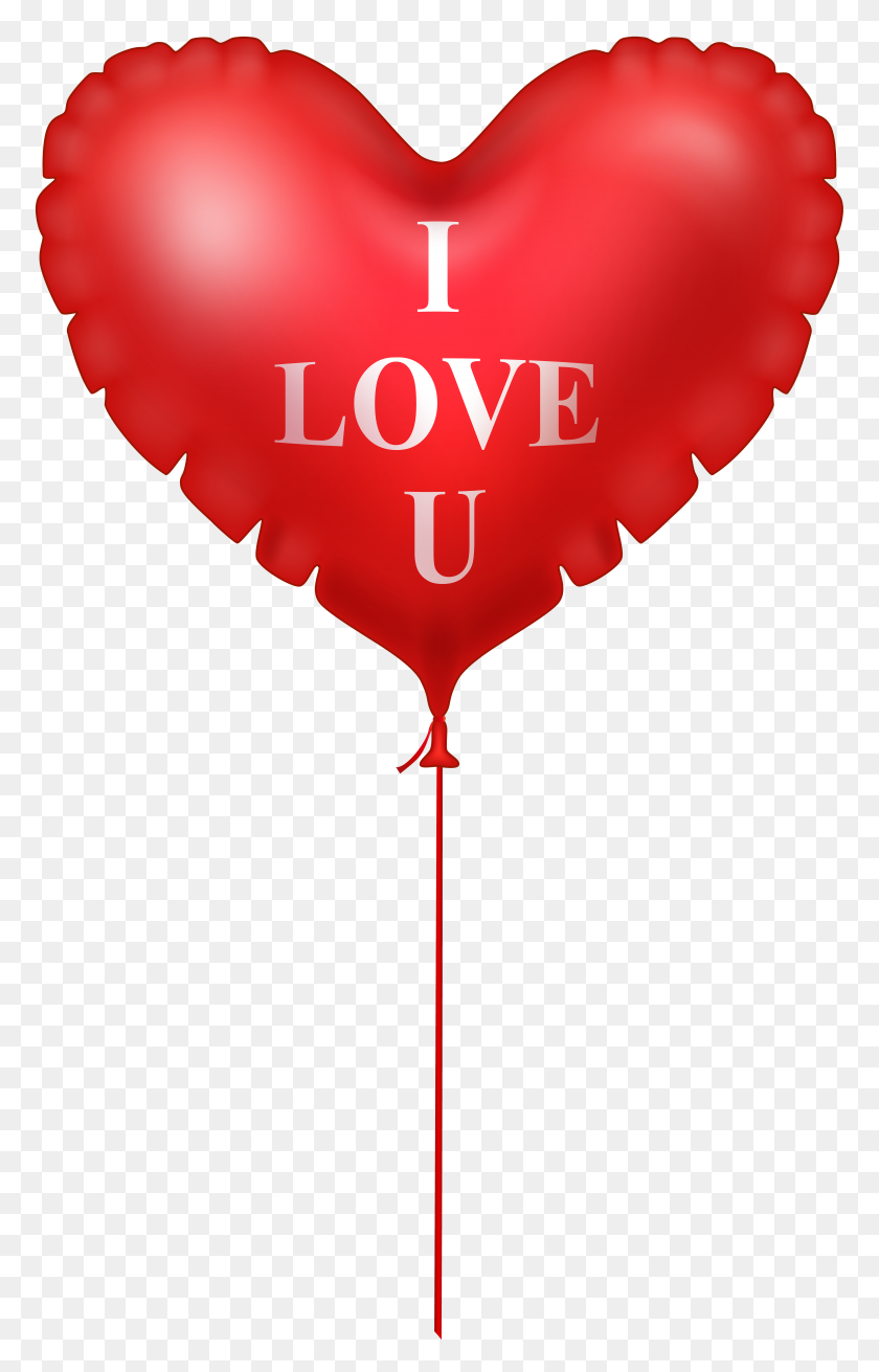 4987x8000 I Love You Heart Balloon Png - We Love You Clipart