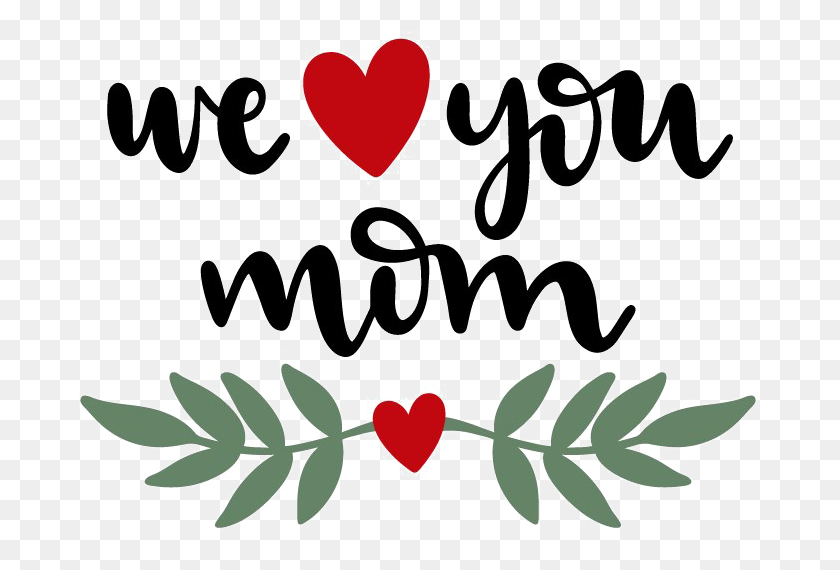 713x510 I Love You Mom Png Clipart Vector, Clipart - Mom PNG