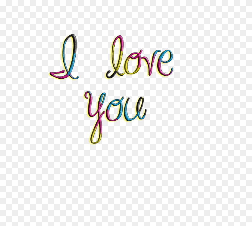 900x800 I Love You Png Hd - I Love You PNG