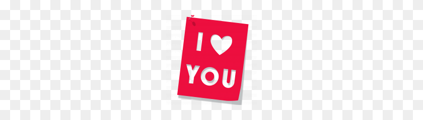 180x180 I Love You Text Png Clipart - I Love You PNG