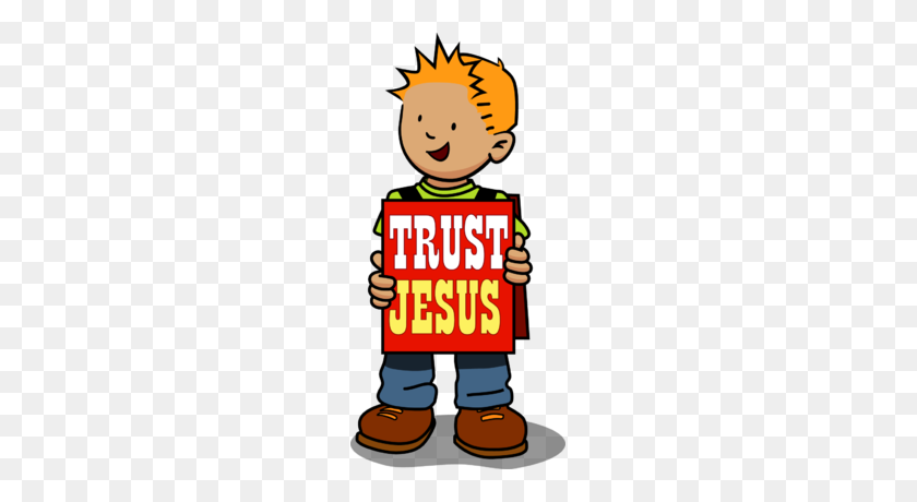 197x400 I Trust In You, Jesus Eastrockawaynazarene - Follow Jesus Clipart