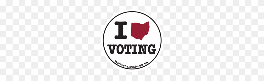 200x200 I Voted Today! - I Voted Sticker PNG