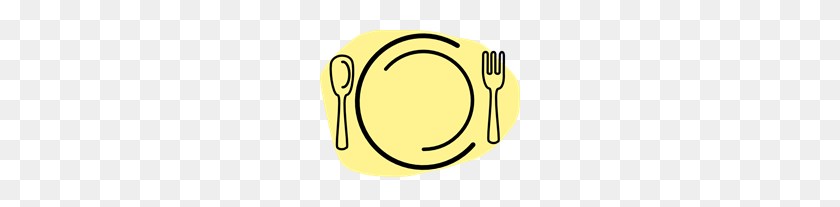 200x147 Iammisc Dinner Plate With Spoon And Fork Png, Clip Art For Web - Spoon And Fork Clipart